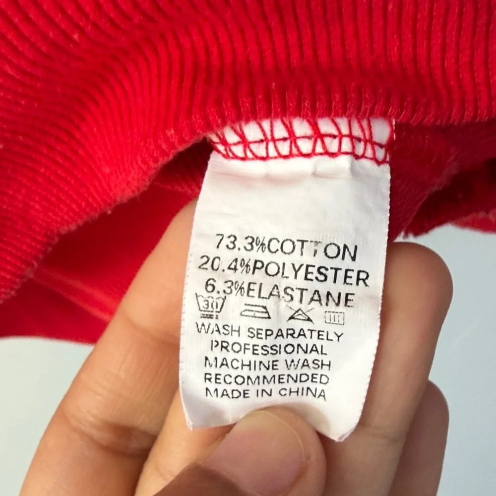 Red Kids Sweatshirt - Snacks Are My Love Language - Picture 6 of 6